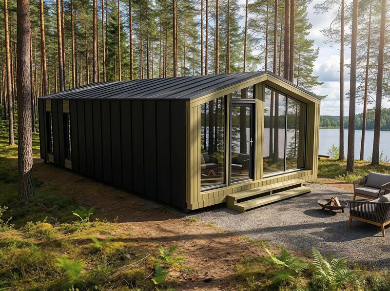 Быстровозводимый дом: Жизнь начинается здесь, а не на стройке | Проекты под ключ