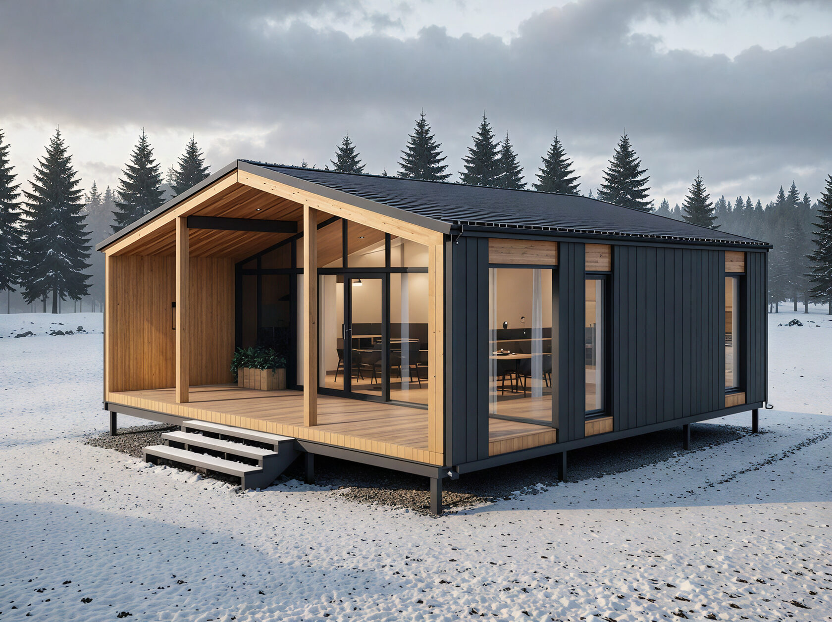 Модульный дом с отделкой под ключ — Загородная жизнь без компромиссов