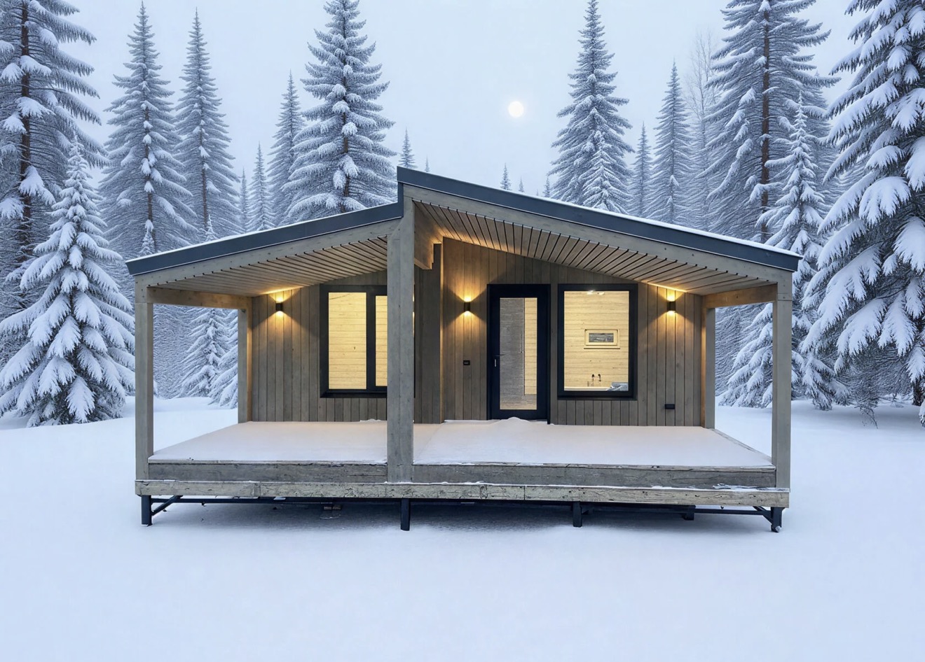 Модульный дом | Mini 55-01