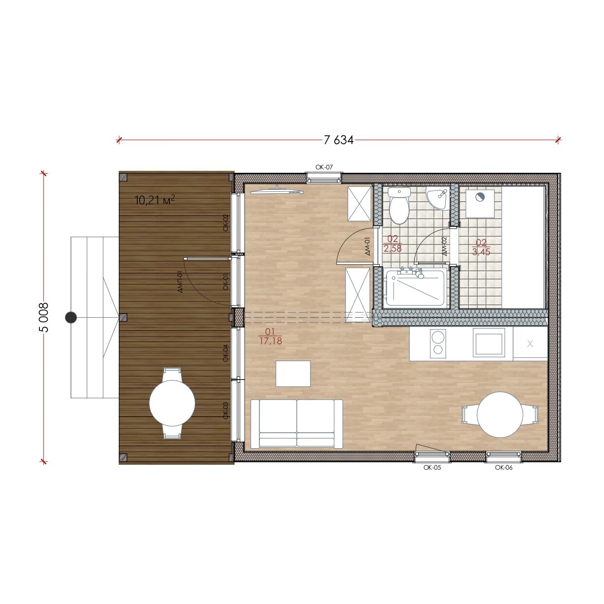 Модульный дом | Mini 33-01