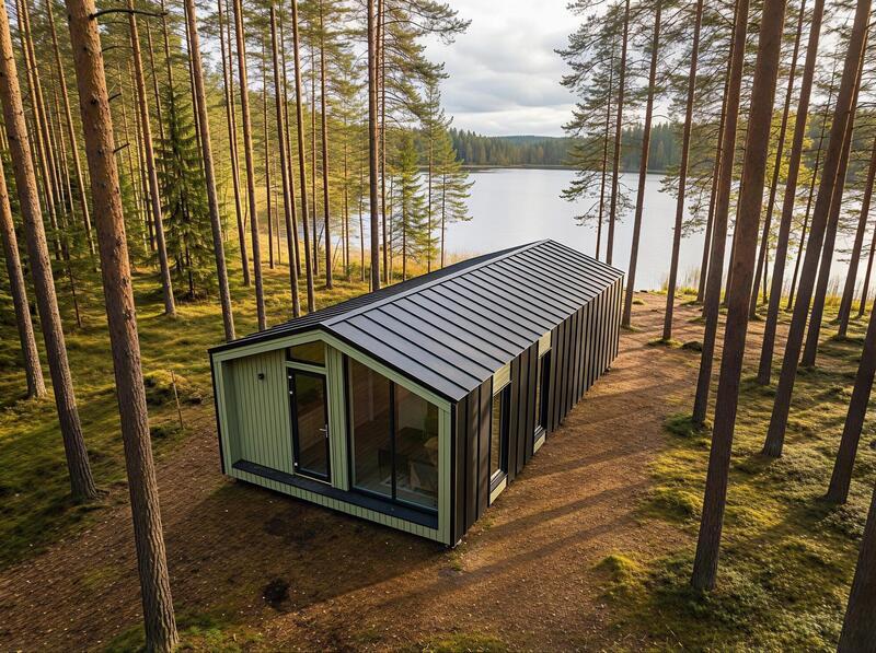 Быстровозводимый дом: Жизнь начинается здесь, а не на стройке | Проекты под ключ