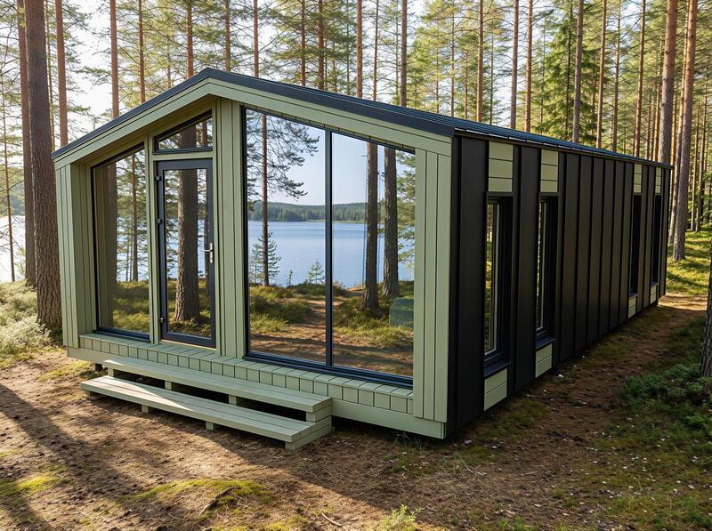 Быстровозводимый дом: Жизнь начинается здесь, а не на стройке | Проекты под ключ