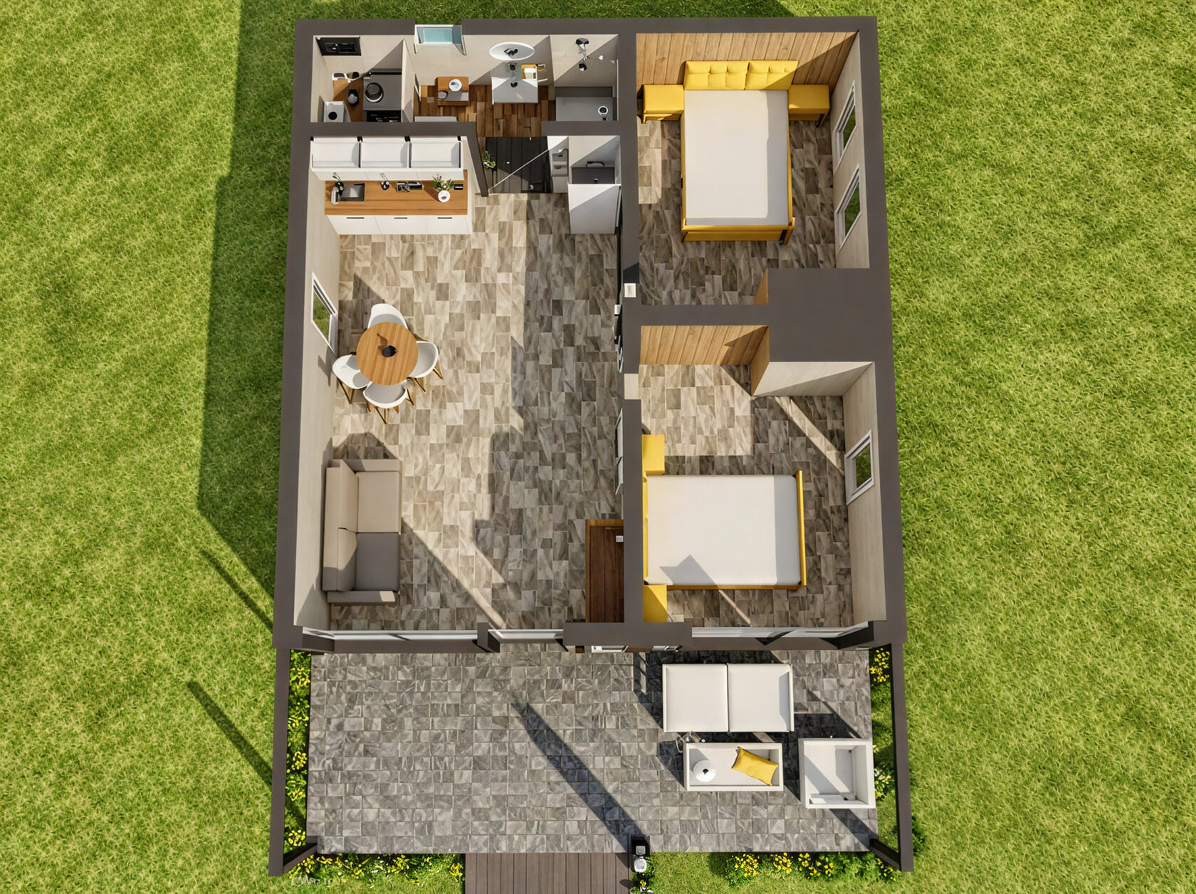 Модульный дом | Mini 64-02