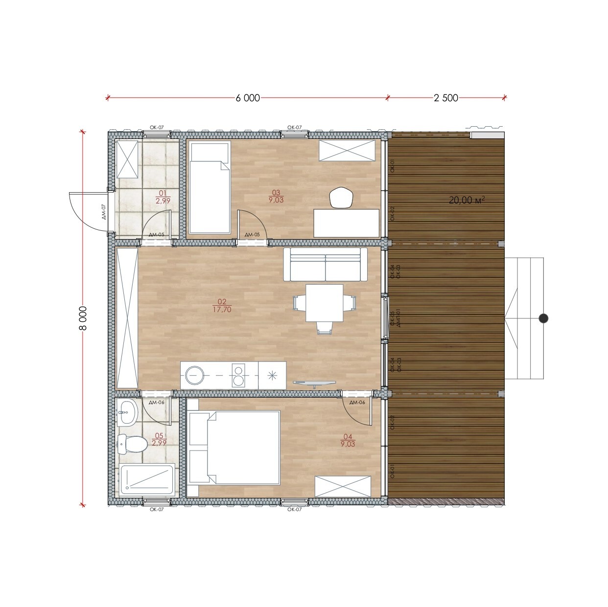 Модульные дома от производителя | Optima Classic 62