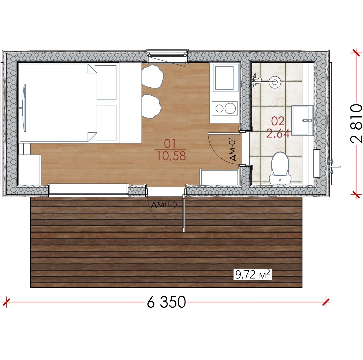 Модульный дом | Kosmos 23-02