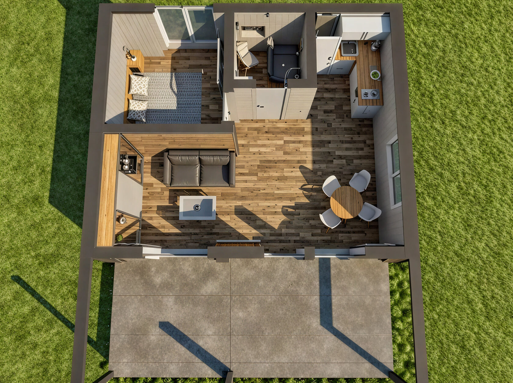 Модульный дом | Mini 55-01