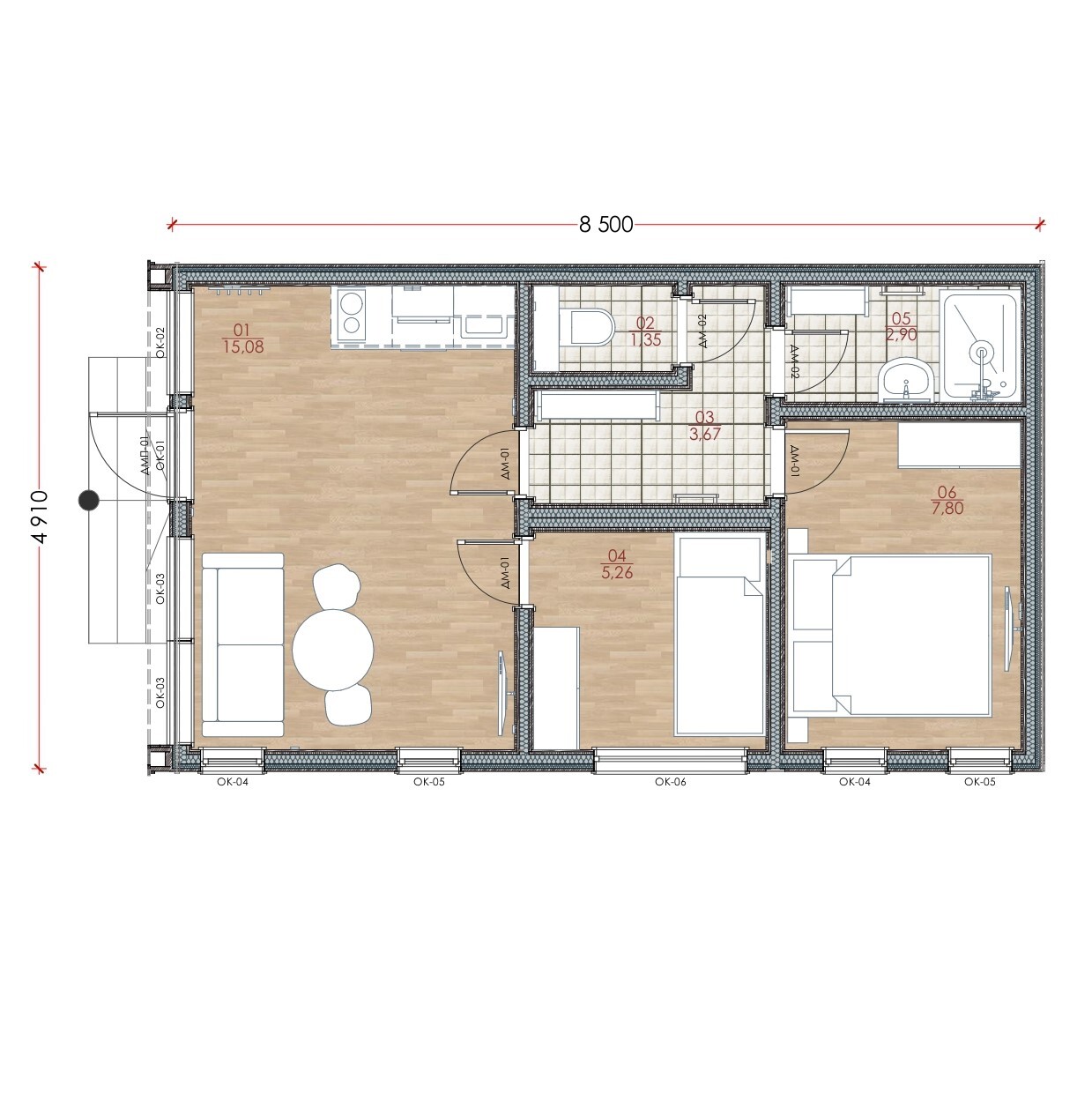 Готовый модульный домик под ключ — Купить от производителя