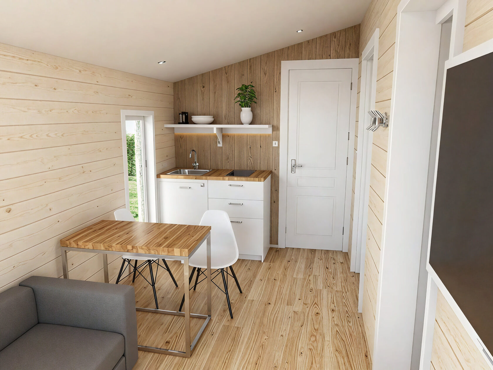 Дома для сдачи в аренду | Проект модульного дома Mini 26-01