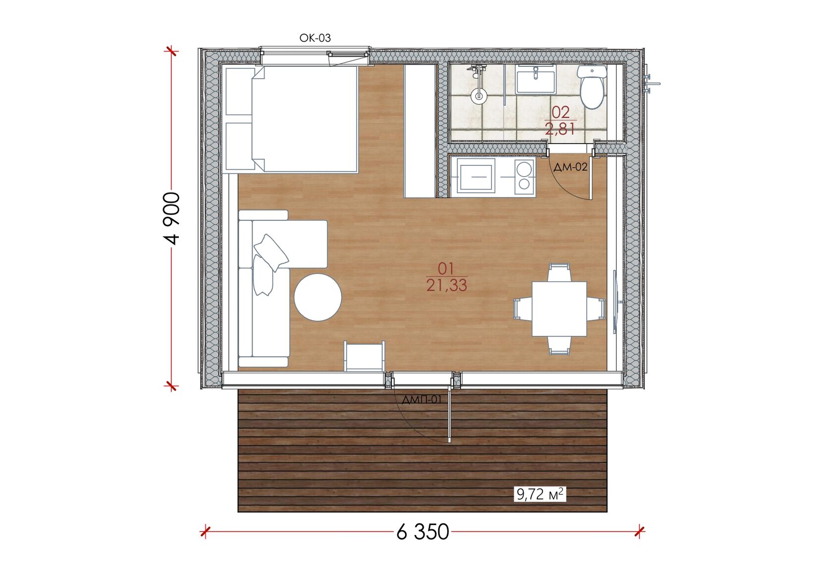 Модульный дом | Kosmos 34-01