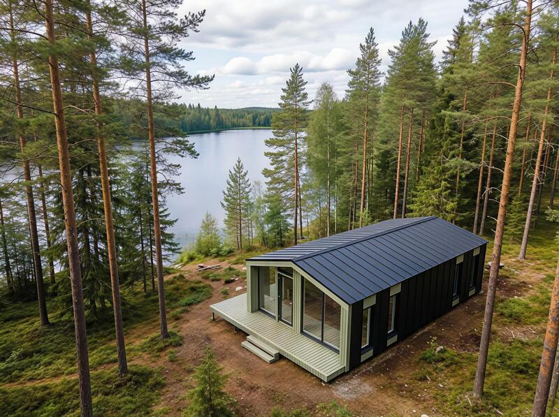 Быстровозводимый дом: Жизнь начинается здесь, а не на стройке | Проекты под ключ