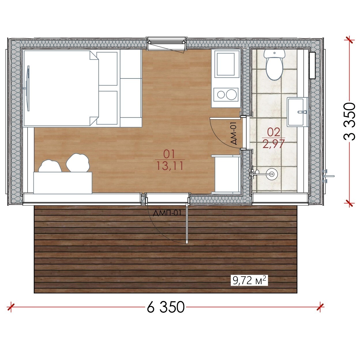 Модульный дом | Kosmos 26-01