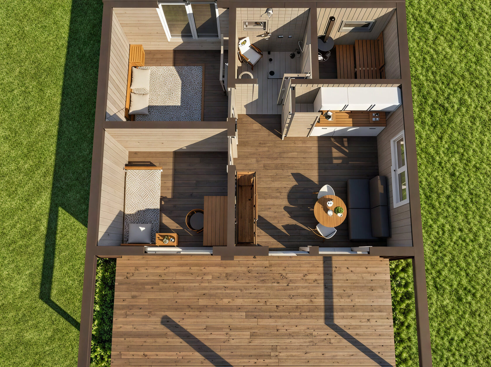 Модульный дом | Mini 55-01